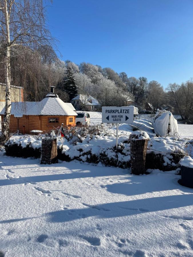 Grillkota Holzhuette Otel Lauenburg Dış mekan fotoğraf