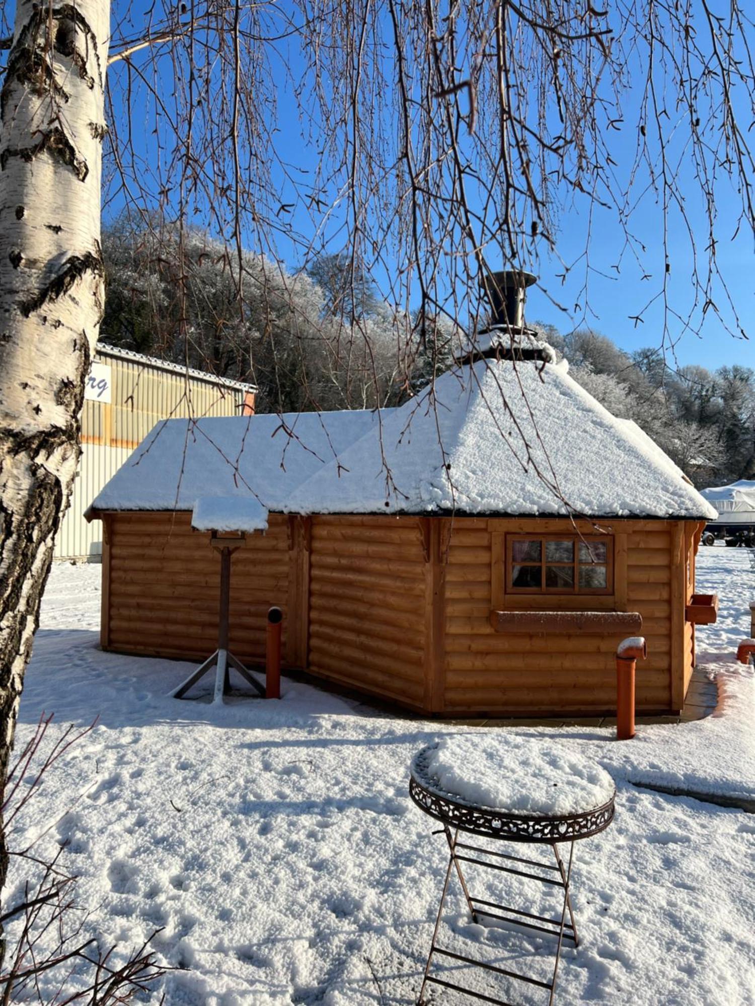 Grillkota Holzhuette Otel Lauenburg Dış mekan fotoğraf
