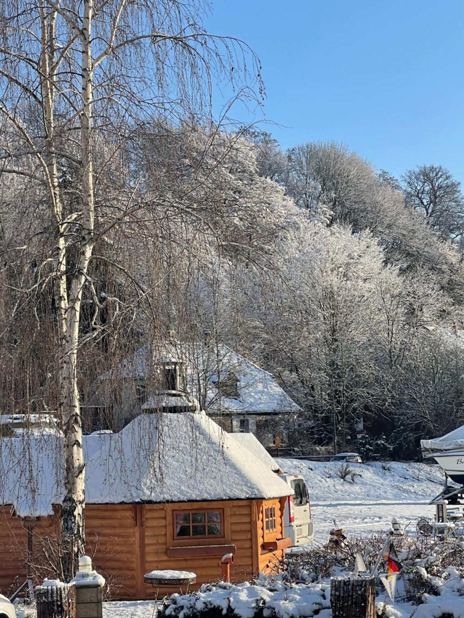 Grillkota Holzhuette Otel Lauenburg Dış mekan fotoğraf